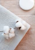 Miniatyrbillede 8 af 9: Badehåndklæde 70x140 Misty tyk ask 100% bomuld 450g Zero Twist blødt