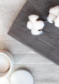 Miniatyrbillede 9 af 9: Badehåndklæde 70x140 Misty tyk ask 100% bomuld 450g Zero Twist blødt