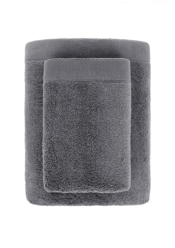 Handduk 50x90 Dimmig tjock ask 100% bomull 450g Zero Twist mjuk