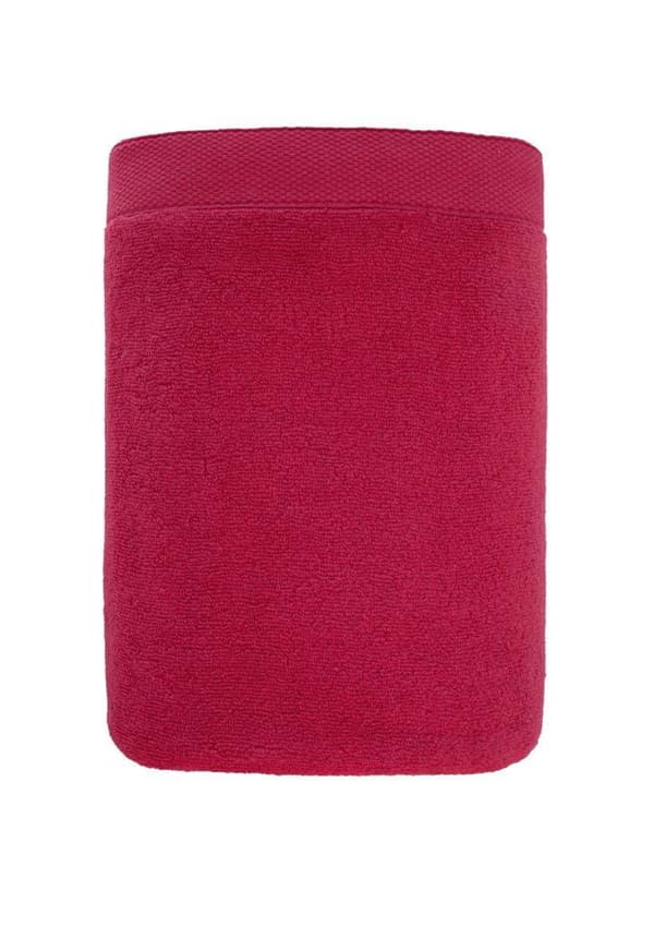 Handduk 50x90 Misty tjock röd 100% bomull 450g Zero Twist mjuk