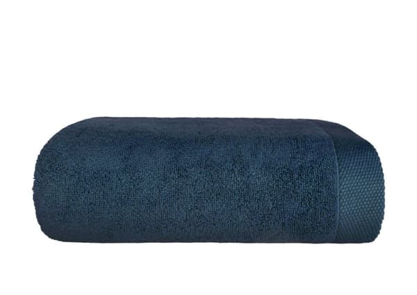 Handduk 50x90 Misty tjock marinblå 100% bomull 450g Zero Twist mjuk
