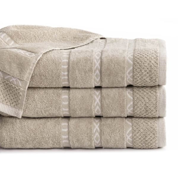 Gino handduk 30x50 beige 550g 100% bomull