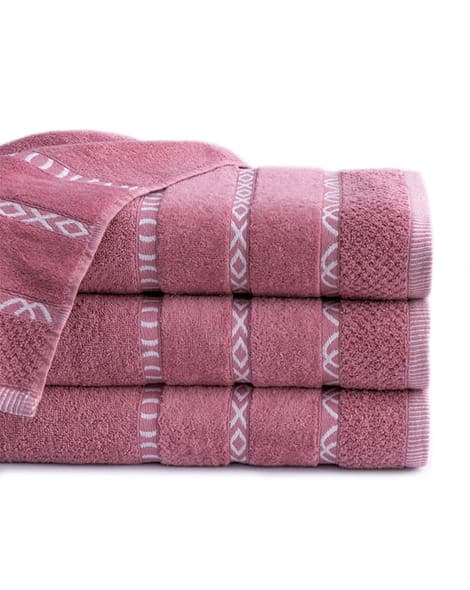 Gino handduk 30x50 rosa 550g 100% bomull