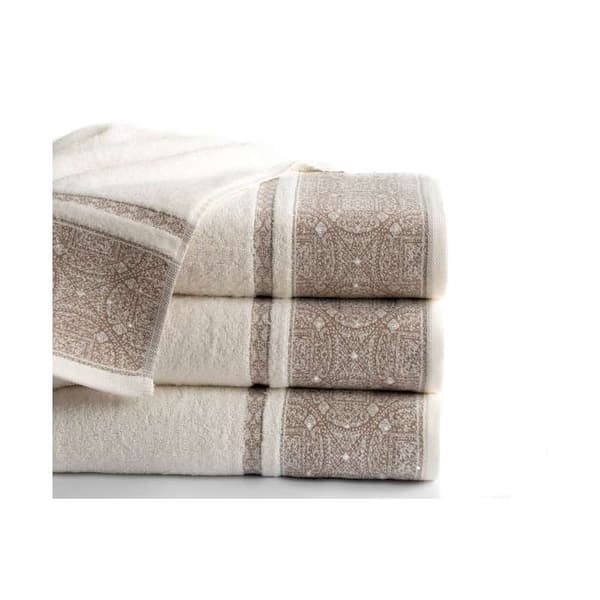 Sofia håndklæde 70x140 cremefarvet 500g 100% bomuld