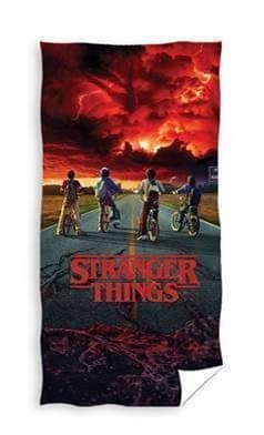 Badehåndklæde 70X140 Stranger Things Netflix