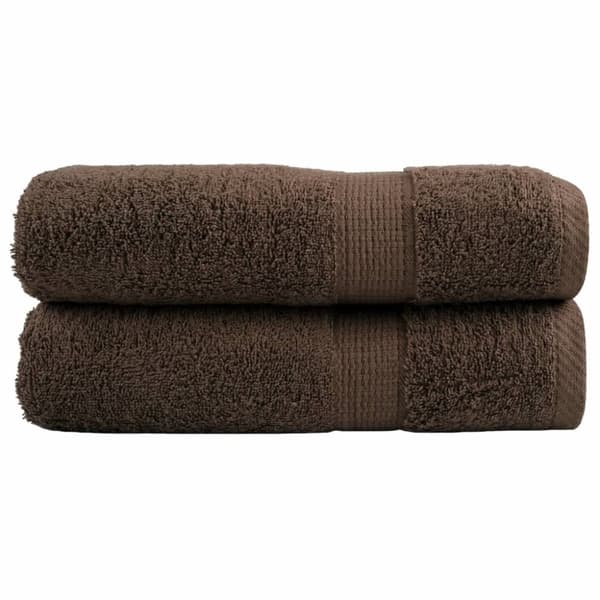 Premium badhanddukar SOLUND 2st brun 70x140cm 600gsm