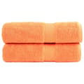 Miniatyrbild 1 av 2: Premium badhanddukar SOLUND 2 st orange 70x140 cm 600 gsm
