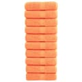 Miniatyrbild 1 av 2: Premium gästhanddukar SOLUND 10 st orange 30x30 cm 600 gsm