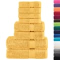 Miniatyrbild 2 av 2: Premium handdukar 8 st SOLUND guld 600 gsm