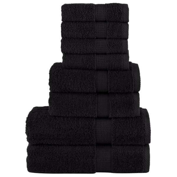 Premium handdukar 8 st SOLUND svart 600 gsm