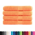 Miniatyrbild 2 av 2: Premium bastuhanddukar SOLUND 4 st orange 80x200 cm 600 gsm