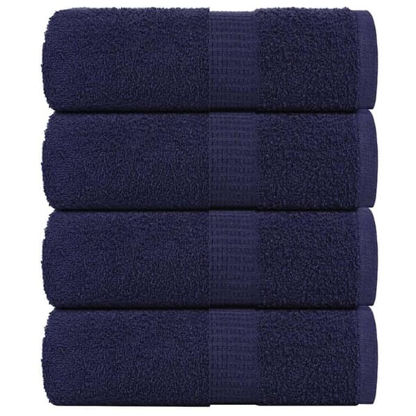 Tvålhanddukar 4 st marinblå 30x30 cm 360 gsm 100% bomull