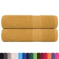 Miniatyrbild 2 av 2: Badlakan 2 st guld 100x150 cm 360 gsm 100% bomull