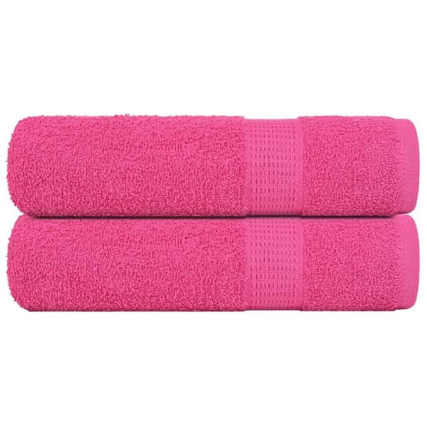 Badlakan 2 st rosa 100x150 cm 360 gsm 100% bomull