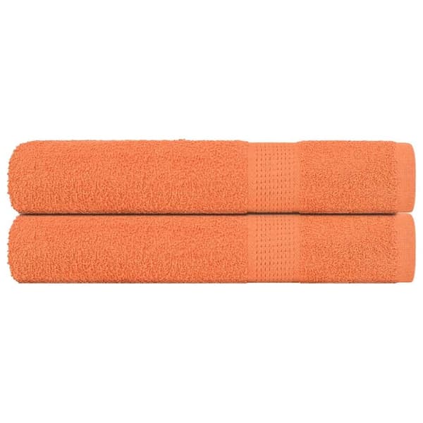 Bastuhanddukar 2 st orange 80x200 cm 360 gsm 100% bomull