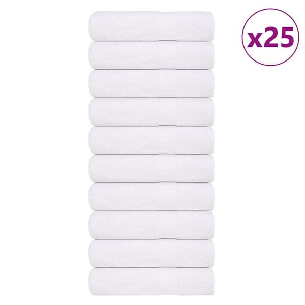 Badlakan 25 st vit 100x150 cm 360 gsm 100% bomull