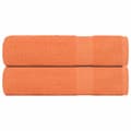 Miniatyrbild 1 av 2: Handdukar 2 st orange 50x100 cm 360 gsm 100% bomull