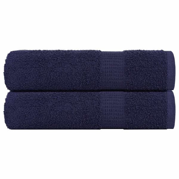 Badlakan 2 st marinblå 100x150 cm 360 gsm 100% bomull