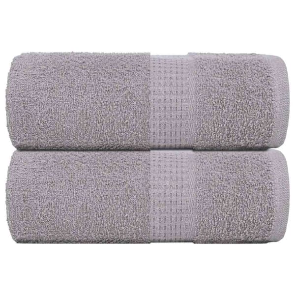 Tvålhanddukar 2 st grå 30x30 cm 360 gsm 100% bomull