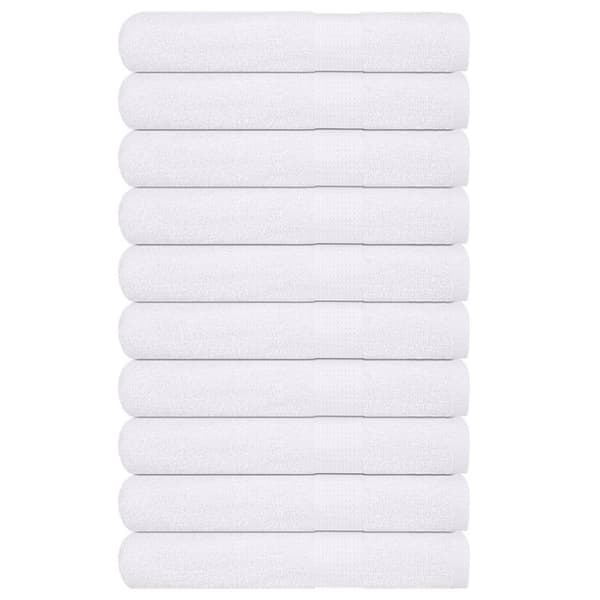 Bastuhanddukar 10 st vit 80x200 cm 360 gsm 100% bomull