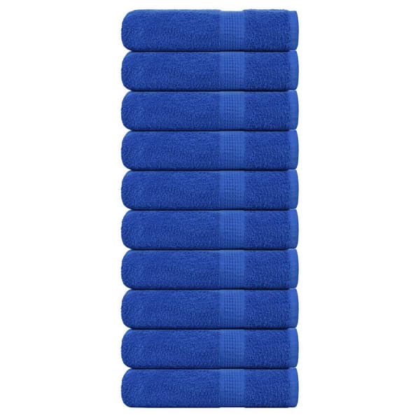 Badlakan 10 st blå 100x150 cm 360 gsm 100% bomull