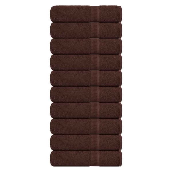 Badlakan 10 st brun 100x150 cm 360 gsm 100% bomull