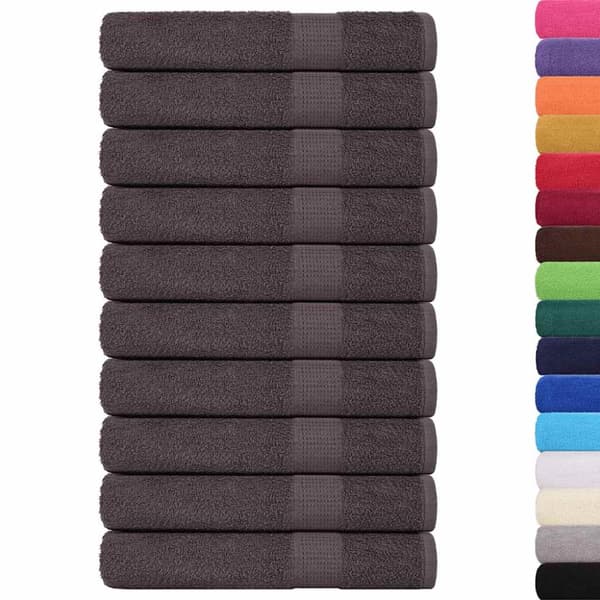 Bastuhanddukar 25 st antracit 80x200 cm 360 gsm 100% bomull