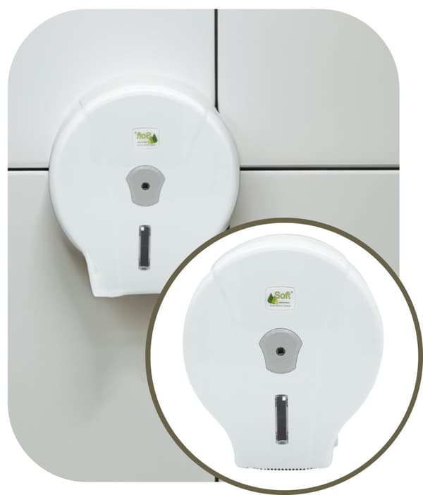 Jumbo toalettpappersdispenser 19 cm eco Soft