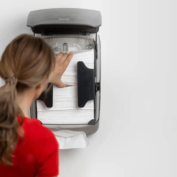 Katrin Foldet Håndklædedispenser, M, Hvid