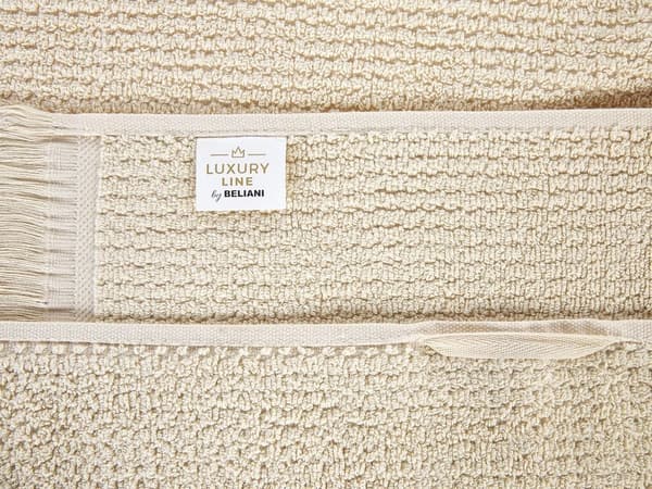 Set med 2 ATIU handdukar bomull frotté beige Lumarko!