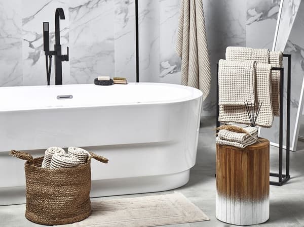 Set med 11 handdukar AREORA bomull beige Lumarko!