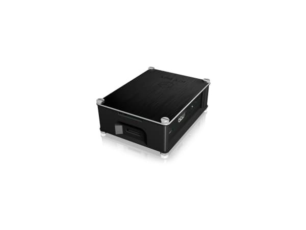 ICY BOX IB-RP102 - Fodral - aluminium - svart - för Raspberry Pi 2 Model B, 2 Model B V1.2, 3 Model B