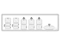 Miniatyrbilde 3 av 4: Supermicro MCP-260-00084-0N, Stativ, I/O-skjold, Metall, Sølv