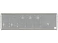 Miniatyrbilde 4 av 4: Supermicro MCP-260-00084-0N, Stativ, I/O-skjold, Metall, Sølv