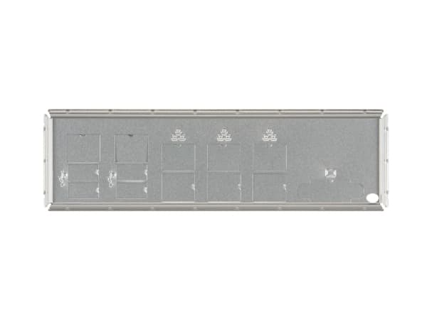 Supermicro MCP-260-00084-0N, Stativ, I/O-skjold, Metall, Sølv
