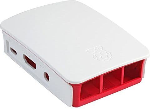 Raspberry Pi - Boks - hvit, bringebær - for Raspberry Pi 2 Model B, 3 Model B
