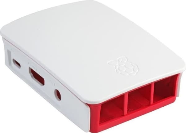 Raspberry Pi - Boks - hvit, bringebær - for Raspberry Pi 2 Model B, 3 Model B