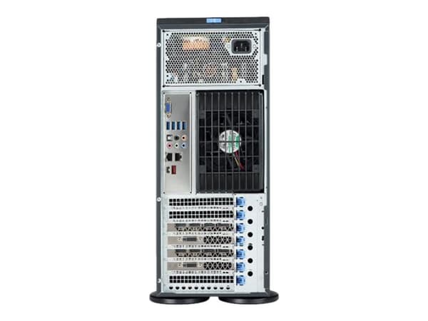 Supermicro SuperServer 7049A-T - Server - tower 4U - toveis - ingen CPU inntil - RAM 0 GB - SATA - hot-swap 3.5" brønn(er) - uten HDD - AST2500 - Gig
