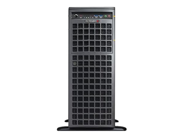 Supermicro GPU SuperWorkstation 7049GP-TRT - Tower 4U - ingen CPU upp till - RAM 0 GB - ingen HDD - AST2500 - Gigabit Ethernet, 10 Gigabit Ethernet -