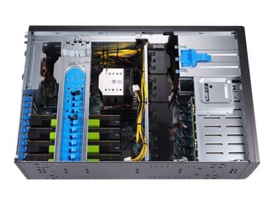 Supermicro GPU SuperWorkstation 7049GP-TRT - Tower 4U - ingen CPU upp till - RAM 0 GB - ingen HDD - AST2500 - Gigabit Ethernet, 10 Gigabit Ethernet -