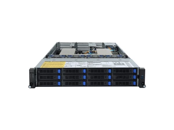 Gigabyte R282-Z90 (rev. 100) - Server - rackmonterbar - 2U - toveis - ingen CPU inntil - RAM 0 GB - SATA - hot-swap 2.5", 3.5" brønn(er) - uten HDD -