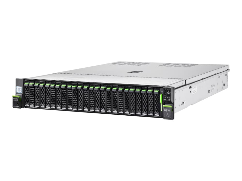 Fujitsu PRIMERGY RX2540 M5 - Server - kan monteras i rack - 2U - 2-vägs - 1 x Xeon Gold 5217 / 3 GHz - RAM 16 GB - SATA - hot-swap 2.5" bay(s) - inge