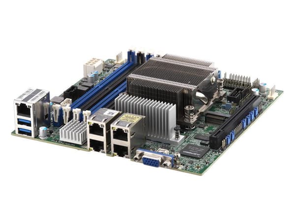 Supermicro A+ Server 5019D-FTN4 - Server - kan monteras i rack 1U - 1-vägs - 1 x EPYC Embedded 3251 upp till - RAM 0 GB - ingen HDD - AST2500 - Gigab