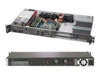 Supermicro A+ Server 5019D-FTN4 - Server - kan monteras i rack 1U - 1-vägs - 1 x EPYC Embedded 3251 upp till - RAM 0 GB - ingen HDD - AST2500 - Gigab Svart