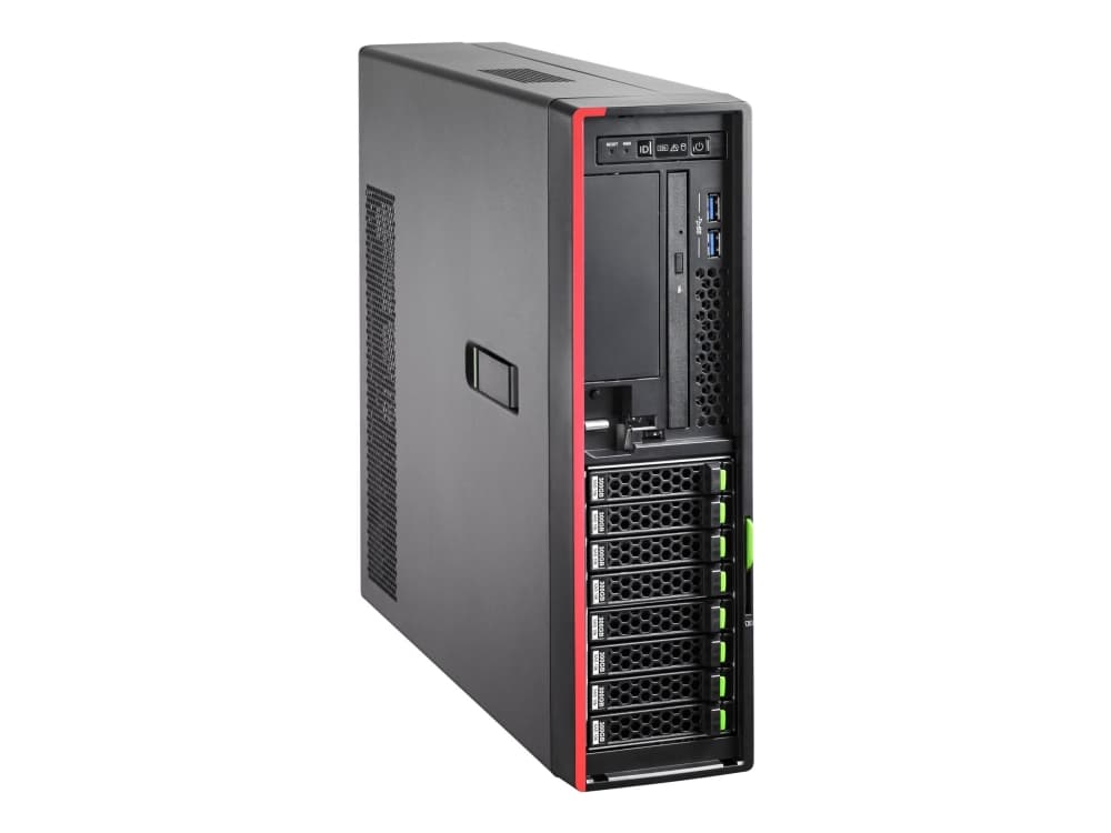 Fujitsu PRIMERGY TX1320 M4 - Server - UCFF - 1-vägs - 1 x Xeon E-2226G / 3.4 GHz - RAM 16 GB - SATA - hot-swap 2.5" vik/vikar - ingen HDD - DVD Super