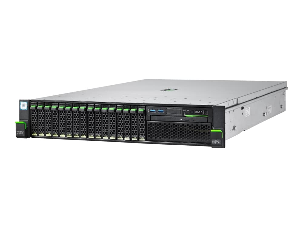 Fujitsu PRIMERGY RX2520 M5 - Server - kan monteras i rack - 2U - 2-vägs - 1 x Xeon Gold 5218 / 2.3 GHz - RAM 32 GB - SATA/SAS - hot-swap 3.5" vik/vik