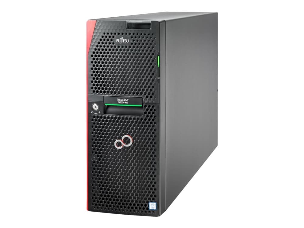 Fujitsu PRIMERGY TX2550 M5 - Server - tower - 4U - 2-vägs - 1 x Xeon Silver 4210R / 2.4 GHz - RAM 32 GB - SAS - hot-swap 3.5" vik/vikar - ingen HDD -