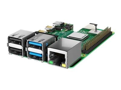 ICY BOX IB-RP111 - Boks - aluminium - svart - for Raspberry Pi 4 Model ...