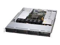 Supermicro A+ Server 1014S-WTRT - Server - rackmonterbar 1U - 1-veis - ingen CPU inntil - RAM 0 GB - SATA - hot-swap 3.5" brønn(er) - uten HDD - AST2 Sort