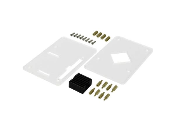 ALLNET Rock Pi Simple Acrylic Case, Etui, Hvit, Akryl, 100 g